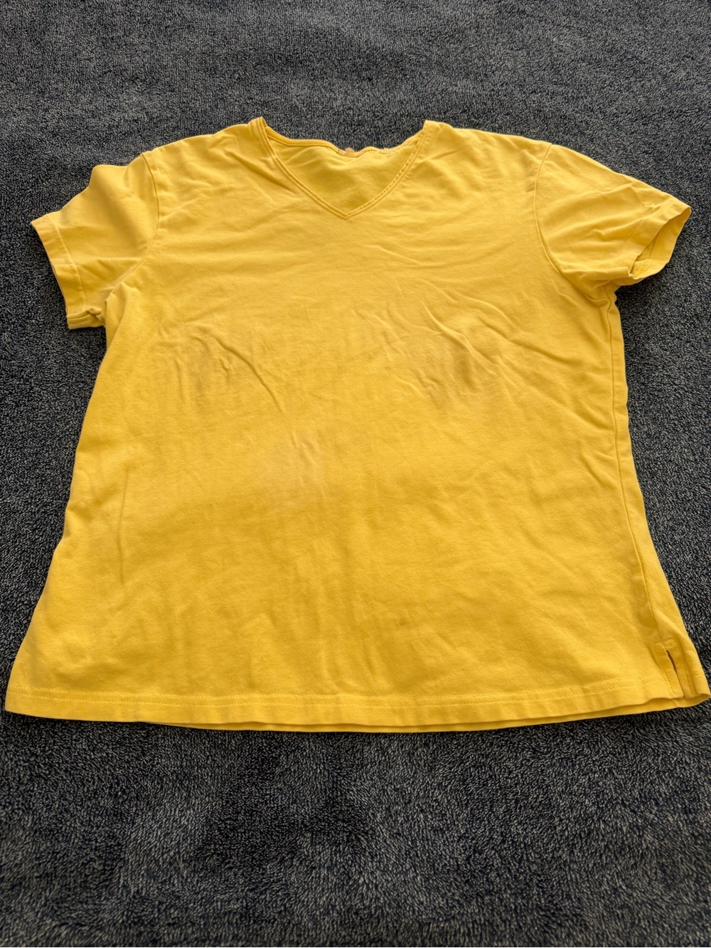 Classic Yellow V-Neck Tee